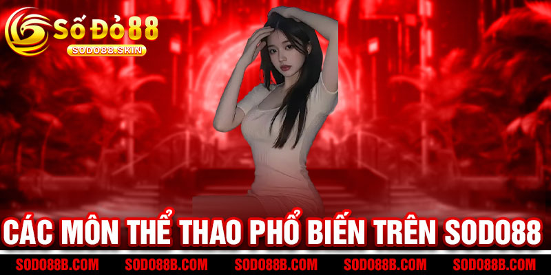 Thể Thao Sodo88 - Cược đỉnh cao, thắng cực đã 3 Các môn thể thao phổ biến trên Sodo88